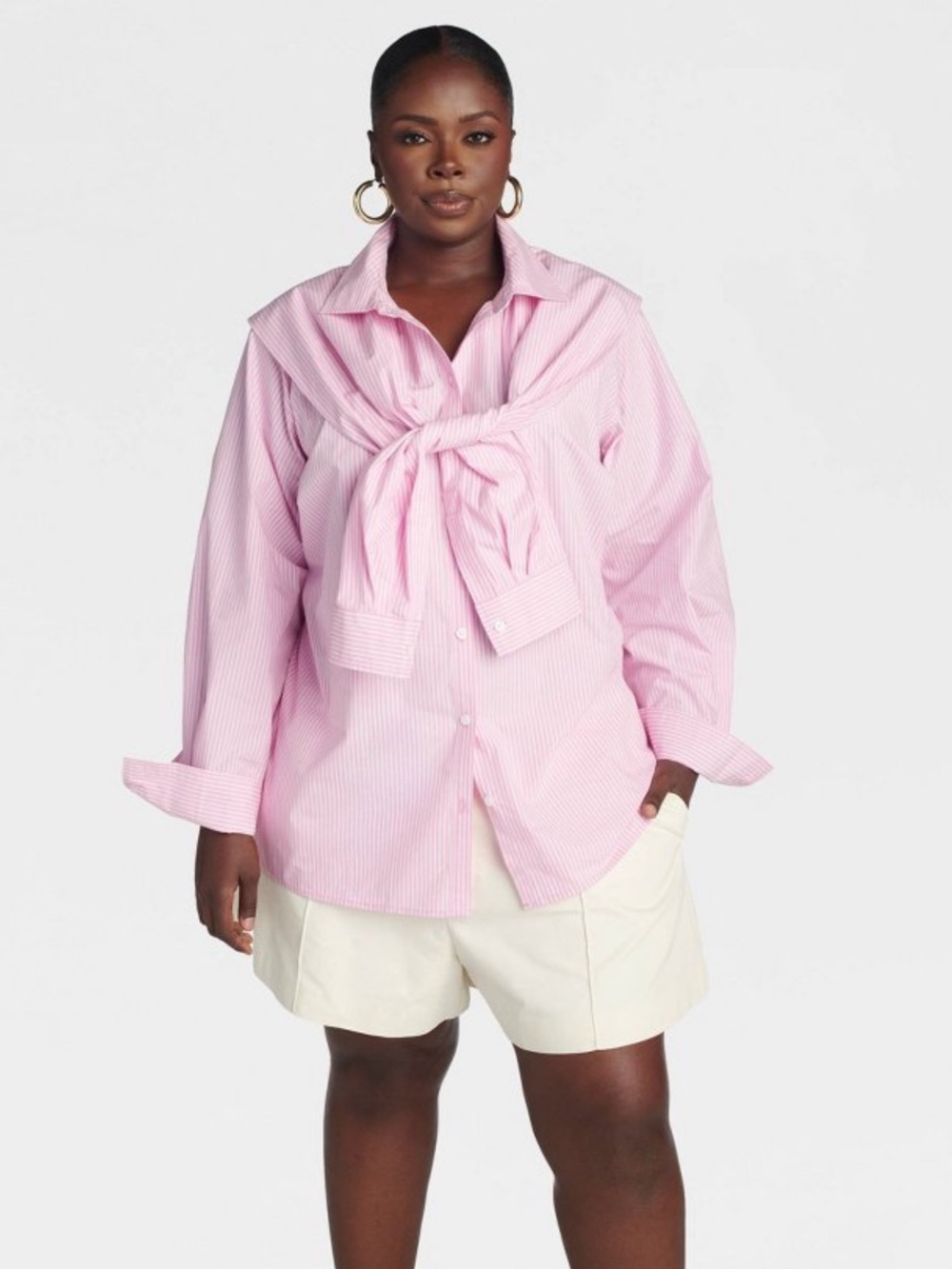 KBB by KAHLANA “The Double Layer Button Down Shirt”